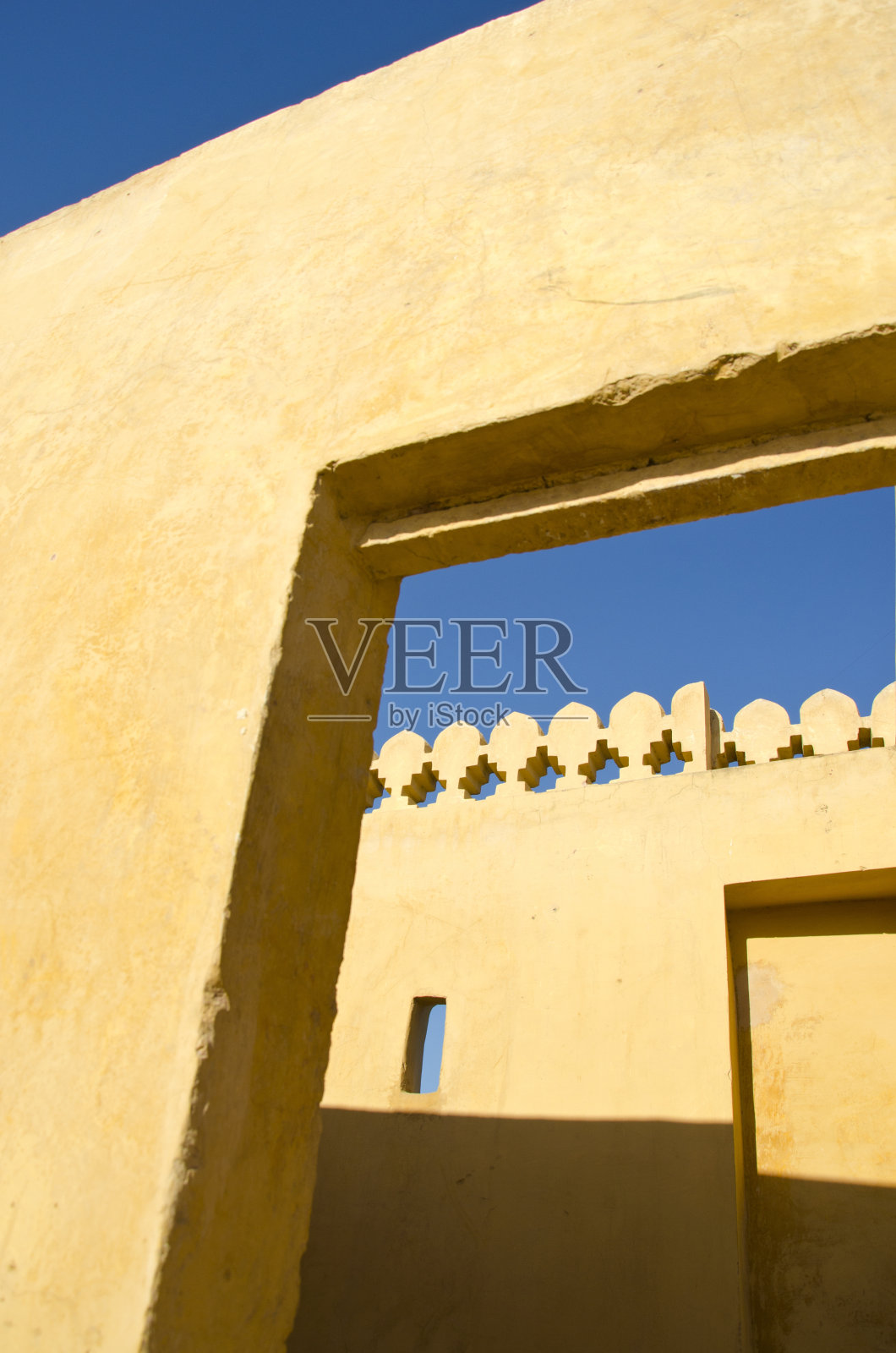 印度斋浦尔Nahargarh堡垒宫殿细节照片摄影图片