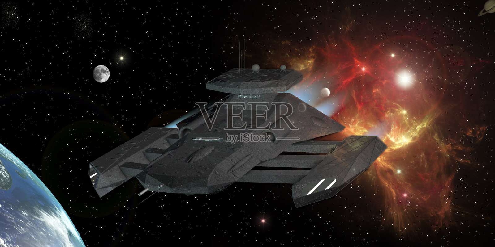 星际驱逐舰照片摄影图片