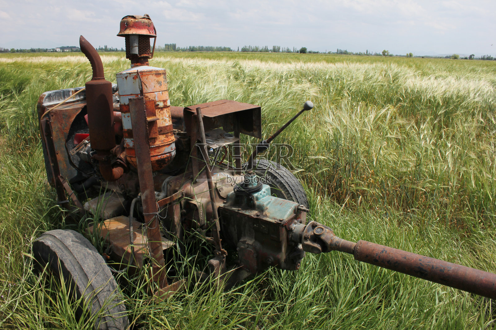 拖拉机照片摄影图片
