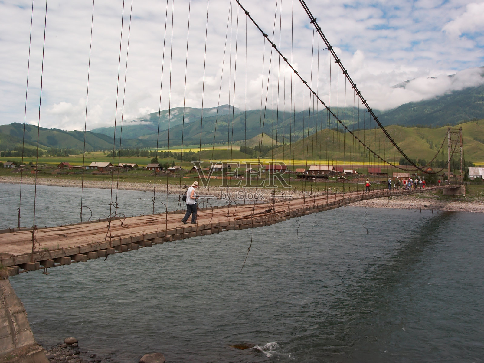 吊桥照片摄影图片