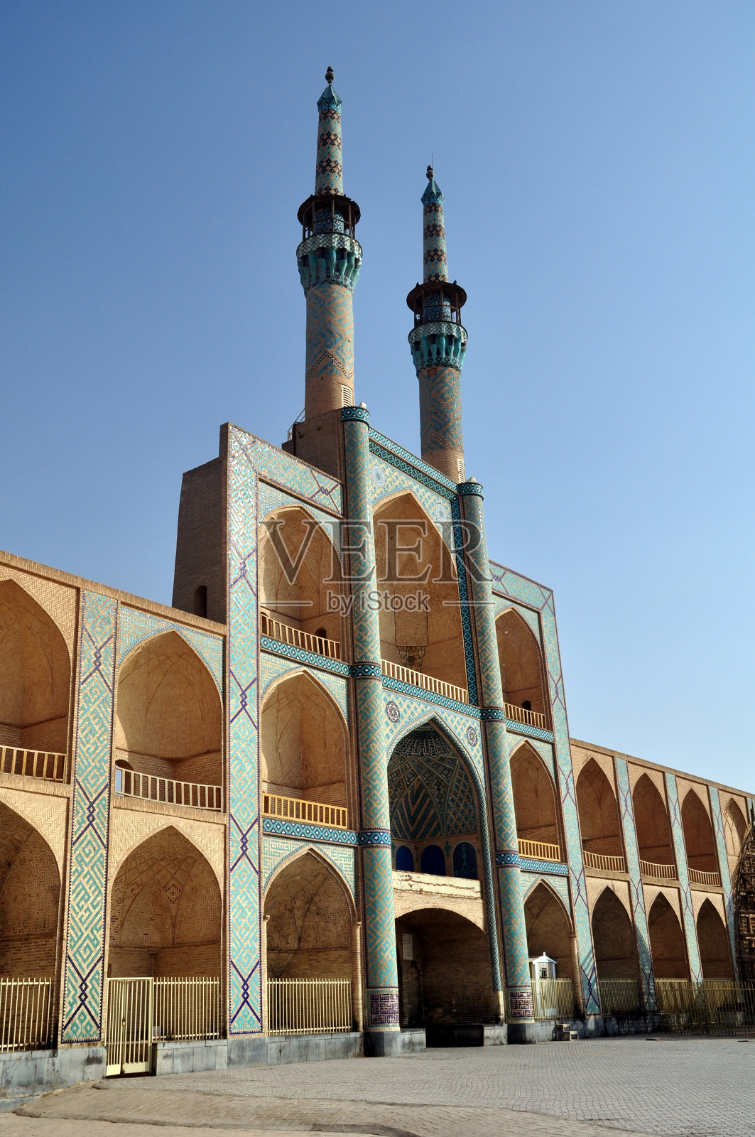 伊朗亚兹德阿米尔·查赫马格广场照片摄影图片