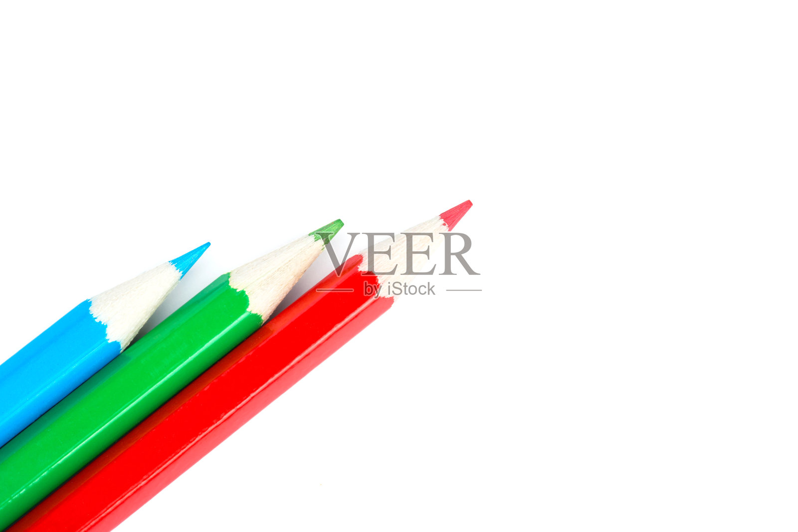 三个铅笔照片摄影图片