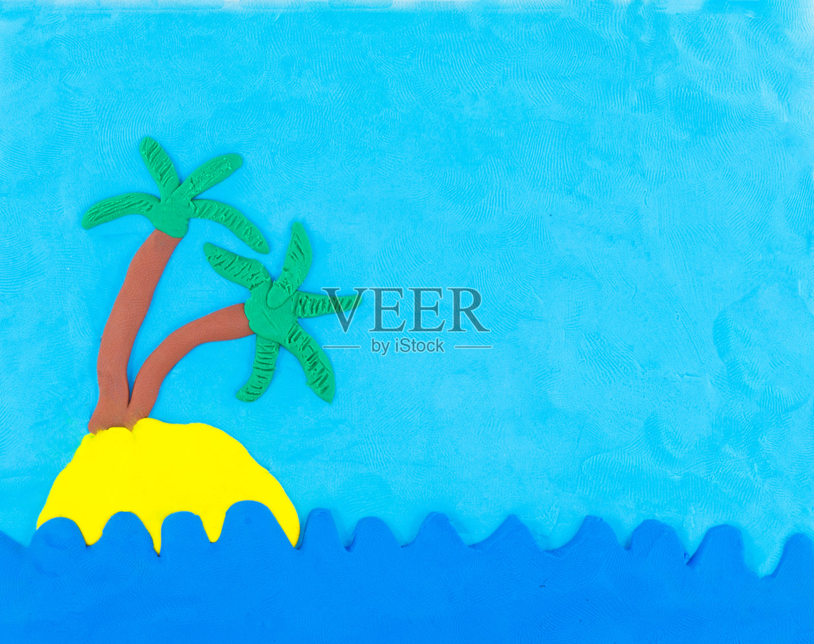 海和岛由粘土和太阳云照片摄影图片