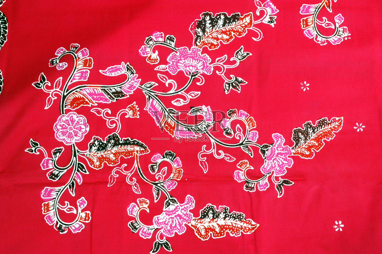 印尼面料设计细节照片摄影图片