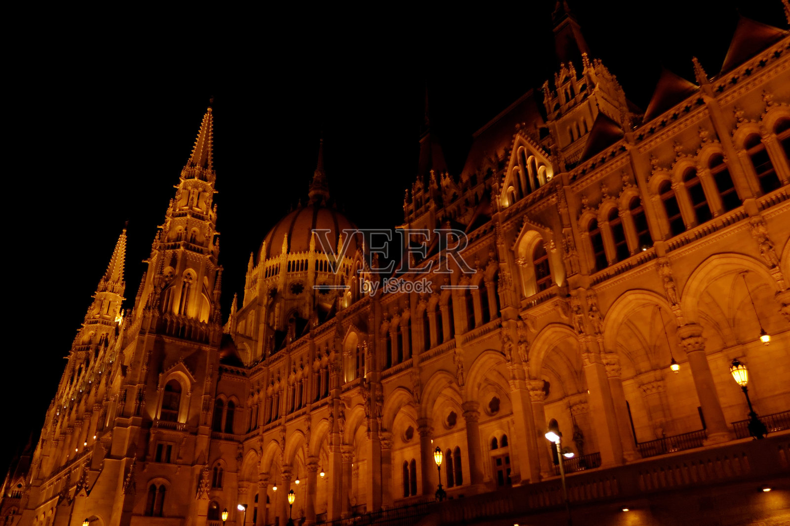 布达佩斯议会大厦(细节)照片摄影图片