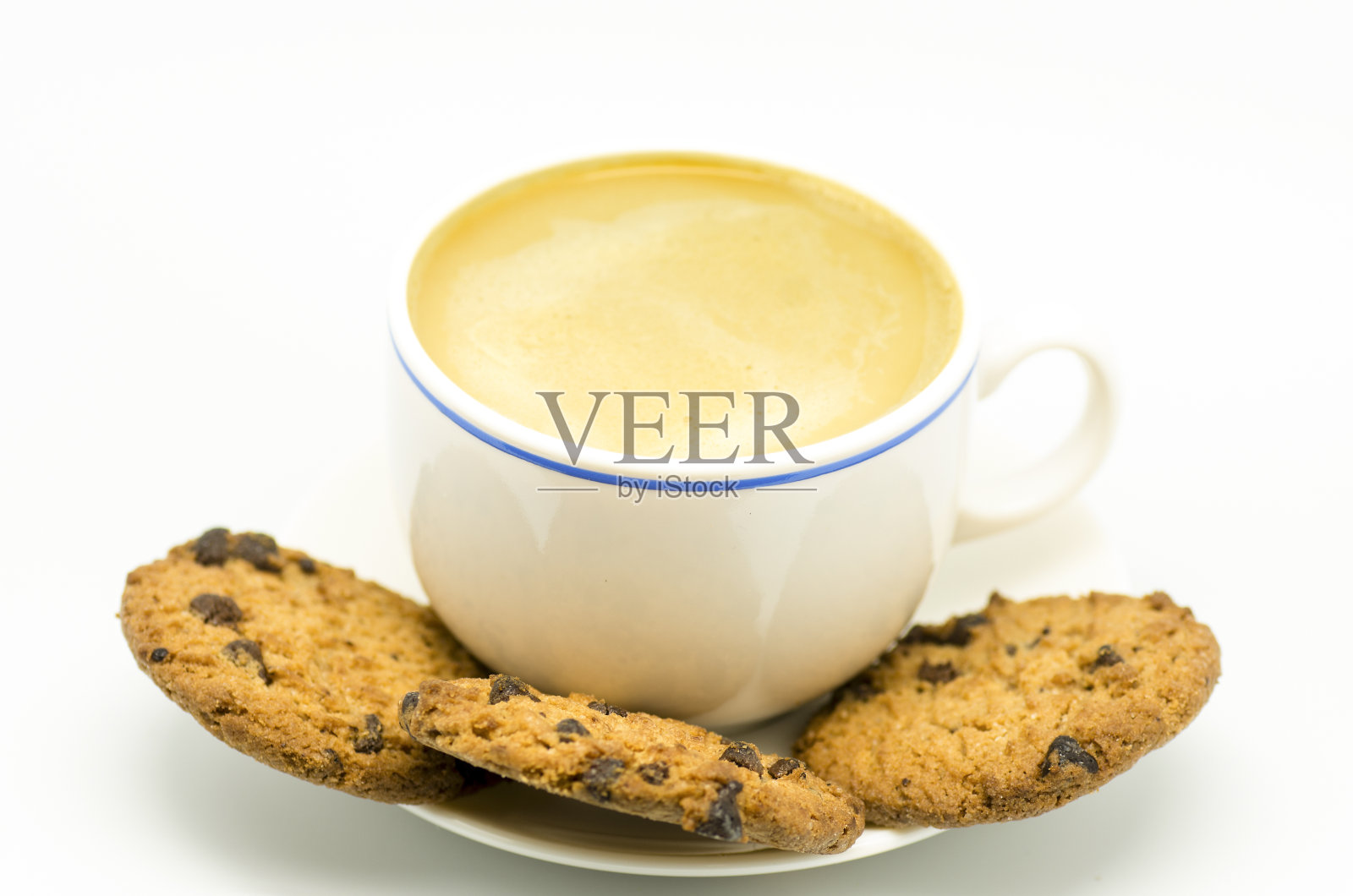 咖啡和饼干照片摄影图片