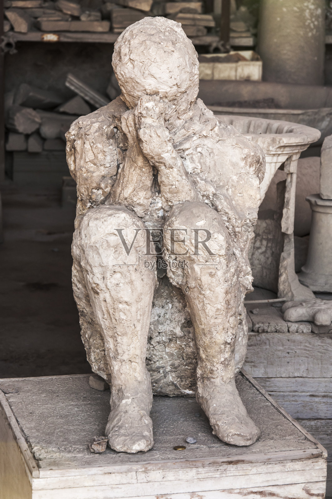 庞贝的受害者照片摄影图片