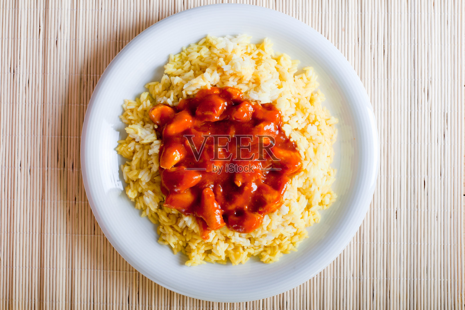 中国鸡饭照片摄影图片