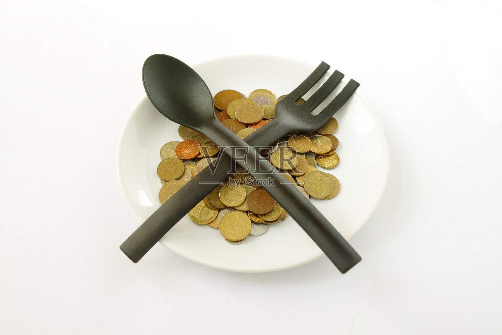 钱吃饭照片摄影图片