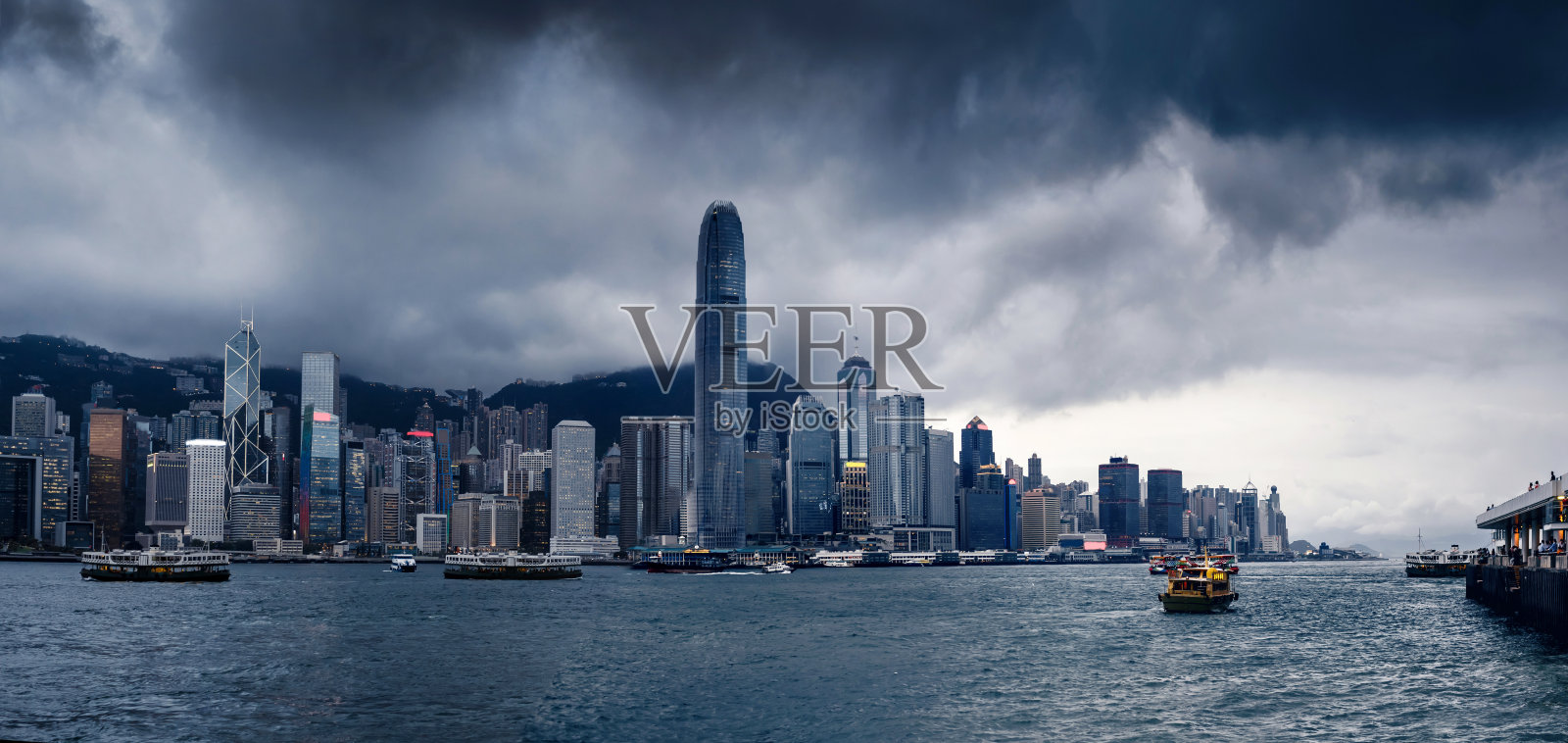 游艇香港城市大厦照片摄影图片