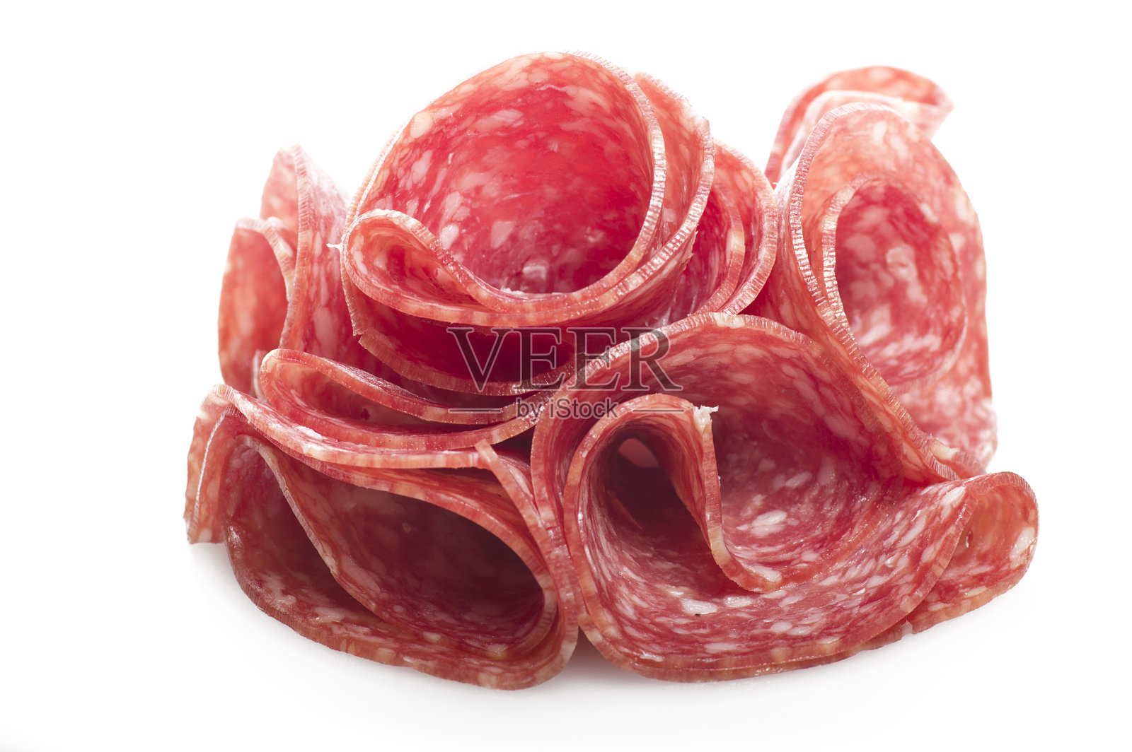 意大利蒜味腊肠照片摄影图片