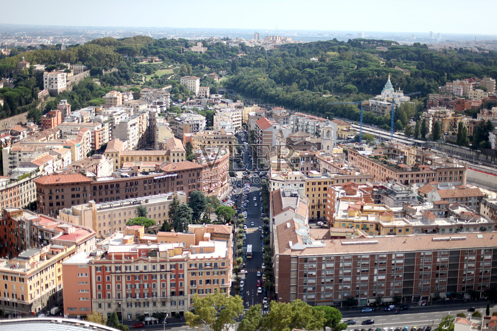 从梵蒂冈看罗马照片摄影图片