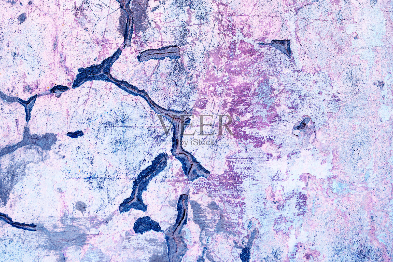 有磨损和裂缝的墙体碎片照片摄影图片