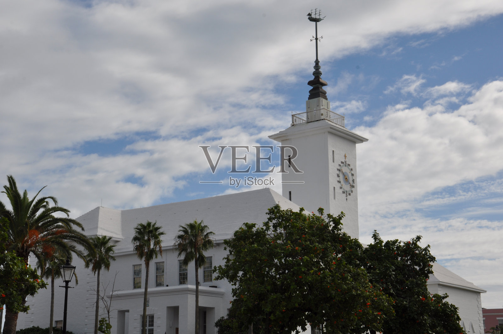 汉密尔顿市政厅，百慕大照片摄影图片