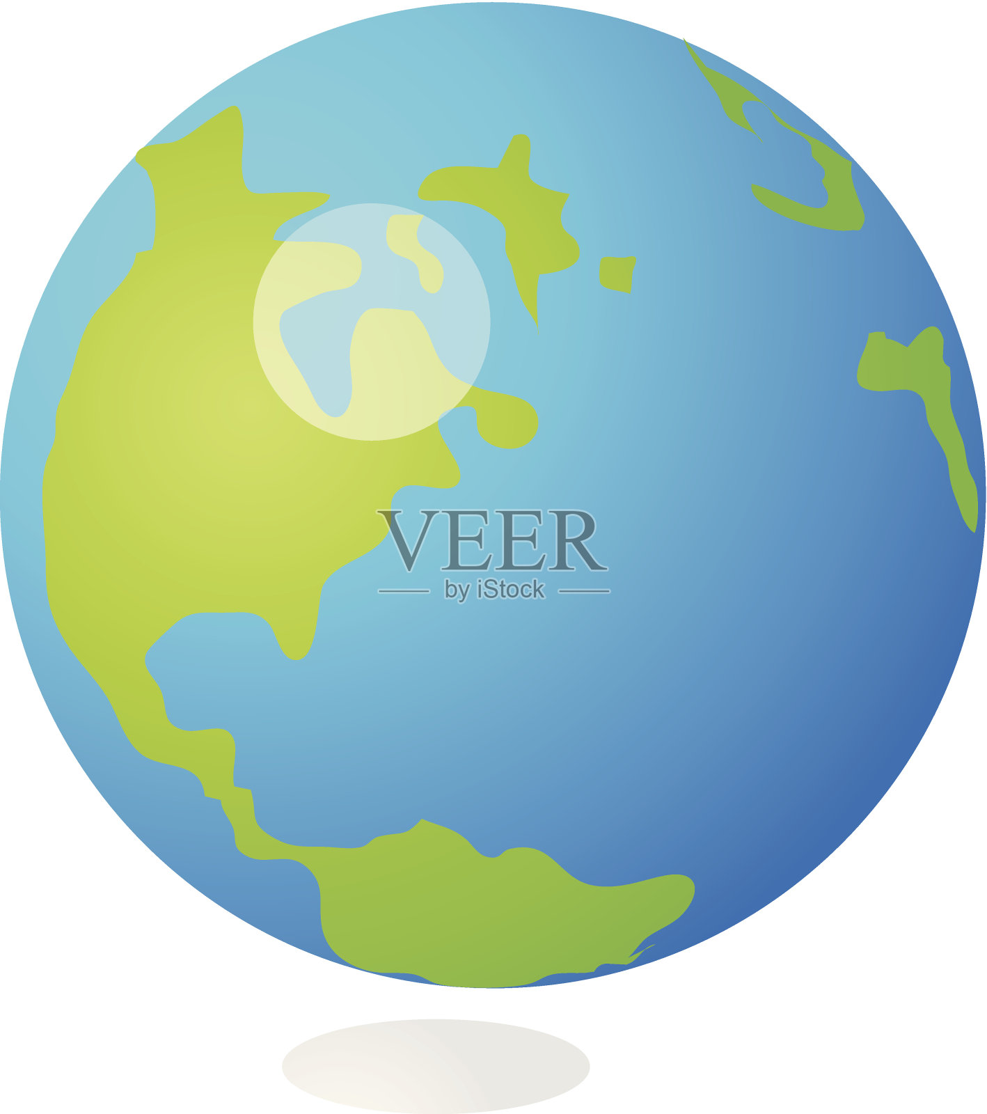 地球矢量图标插画图片素材