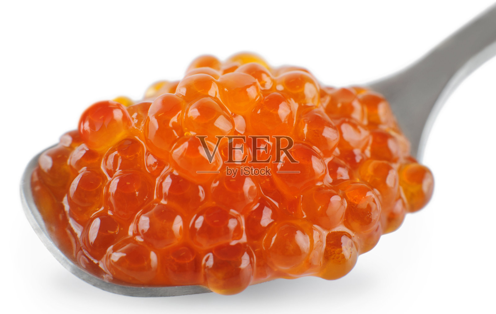 红鱼子酱。照片摄影图片