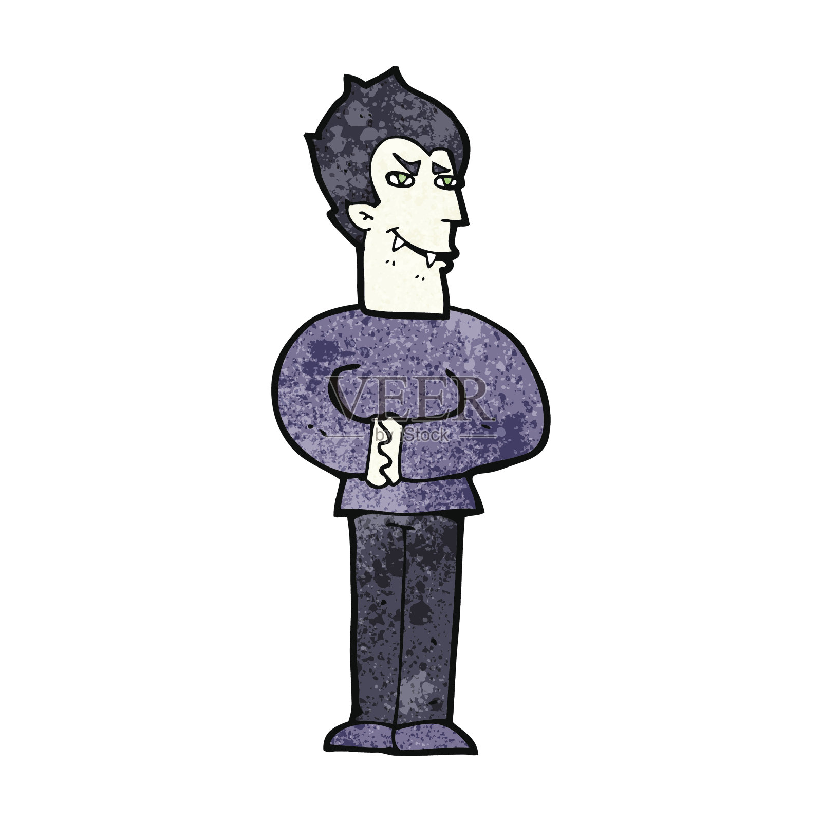 卡通吸血鬼插画图片素材