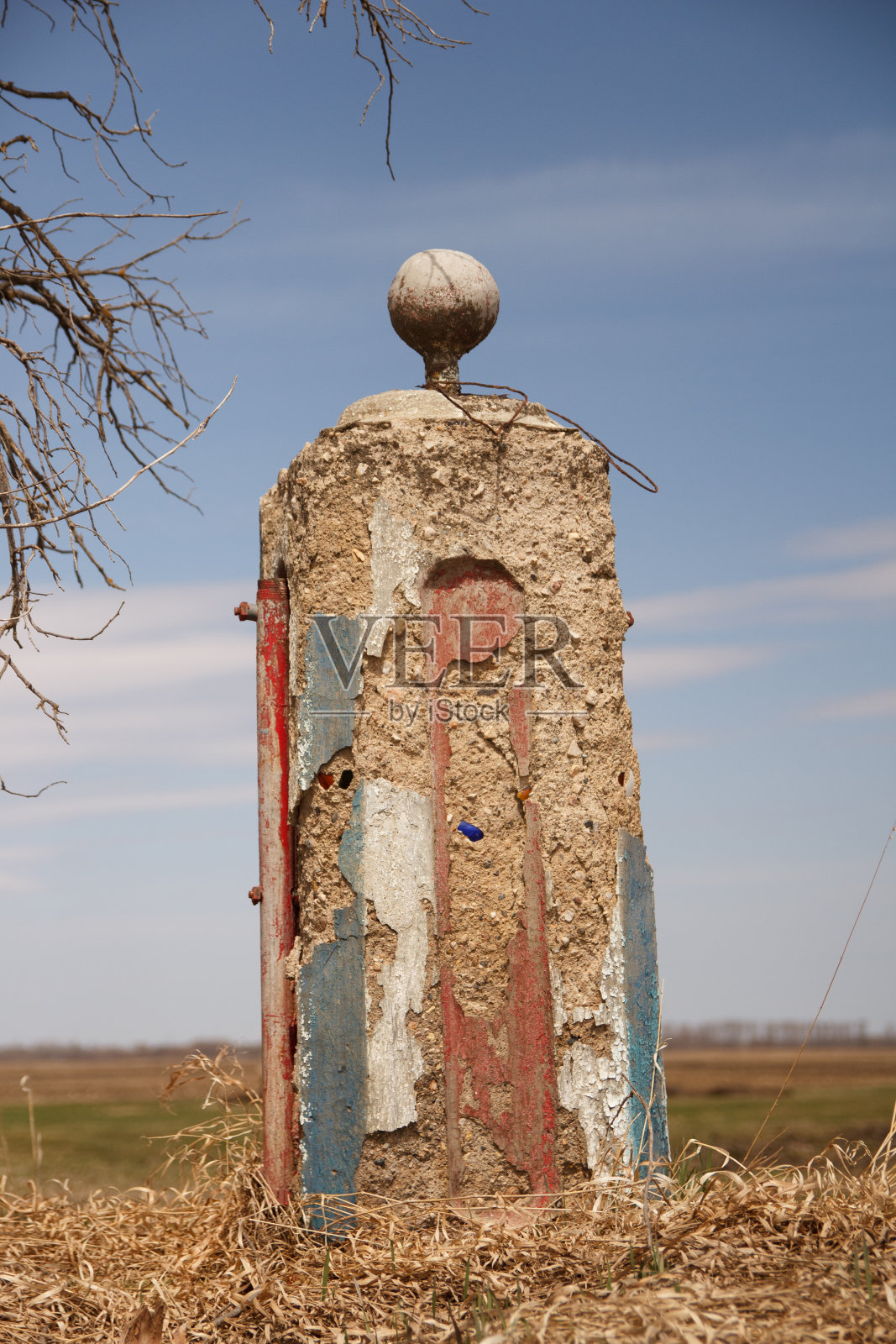 旧水泥支柱照片摄影图片