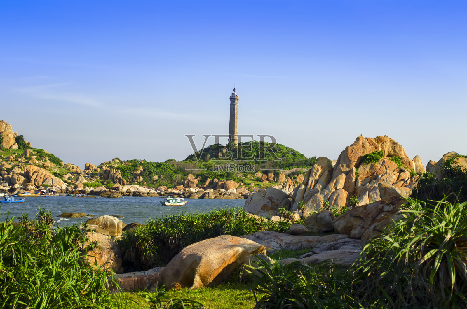 克加灯塔照片摄影图片