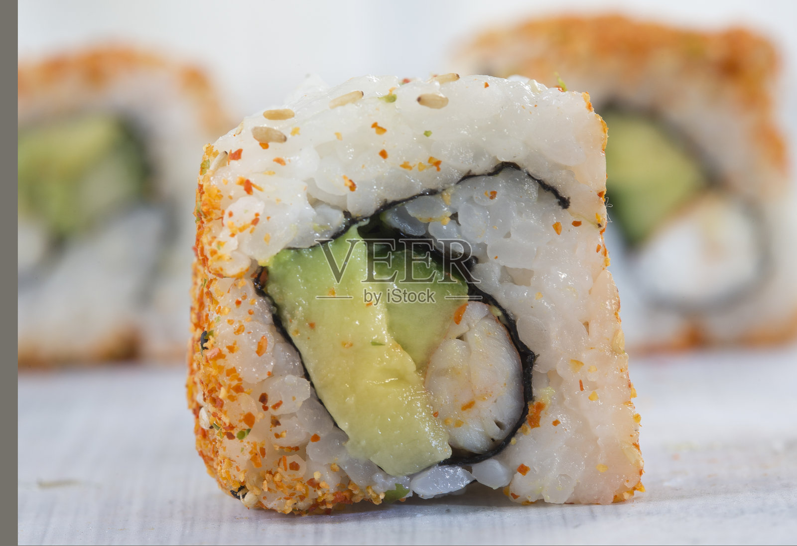 加利福尼亚寿司卷照片摄影图片