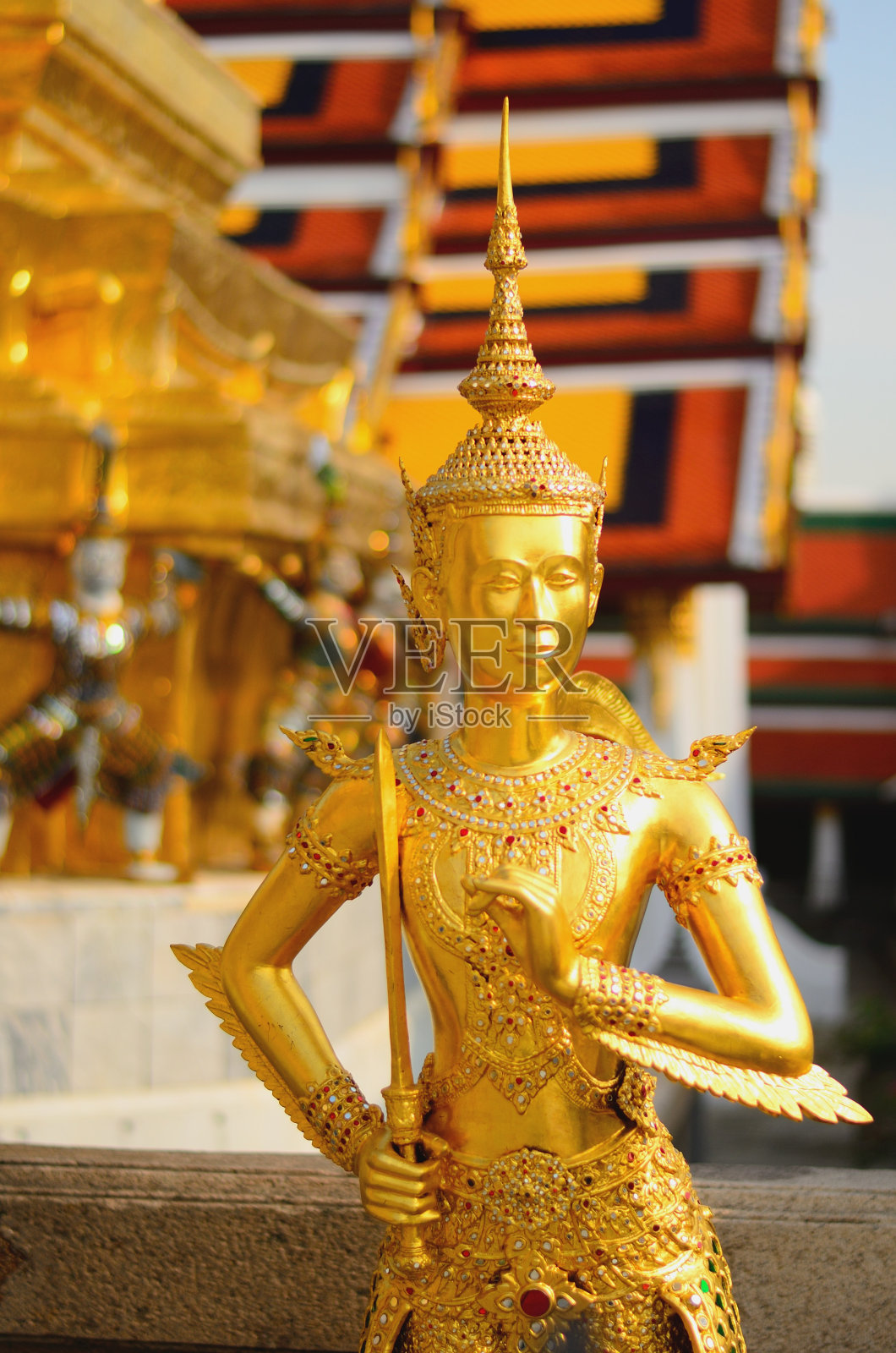 翡翠佛寺守护妖照片摄影图片