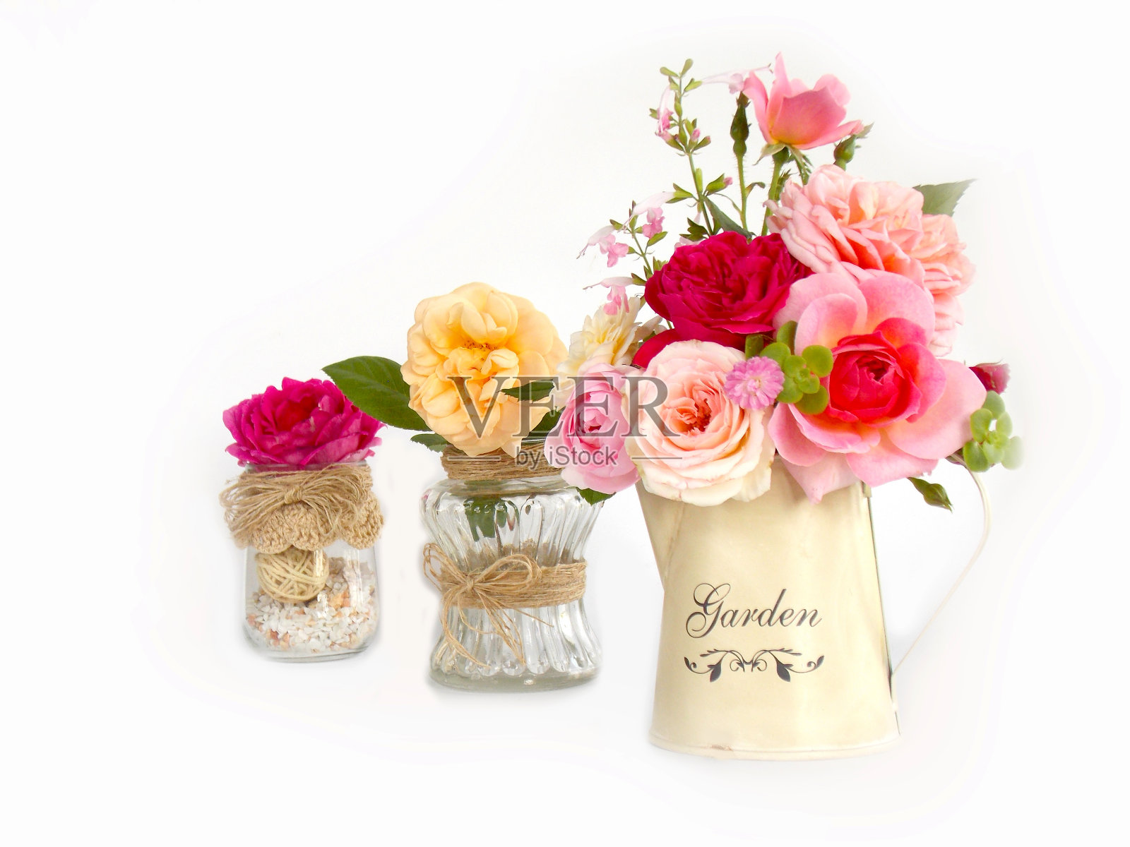 英国玫瑰花束照片摄影图片