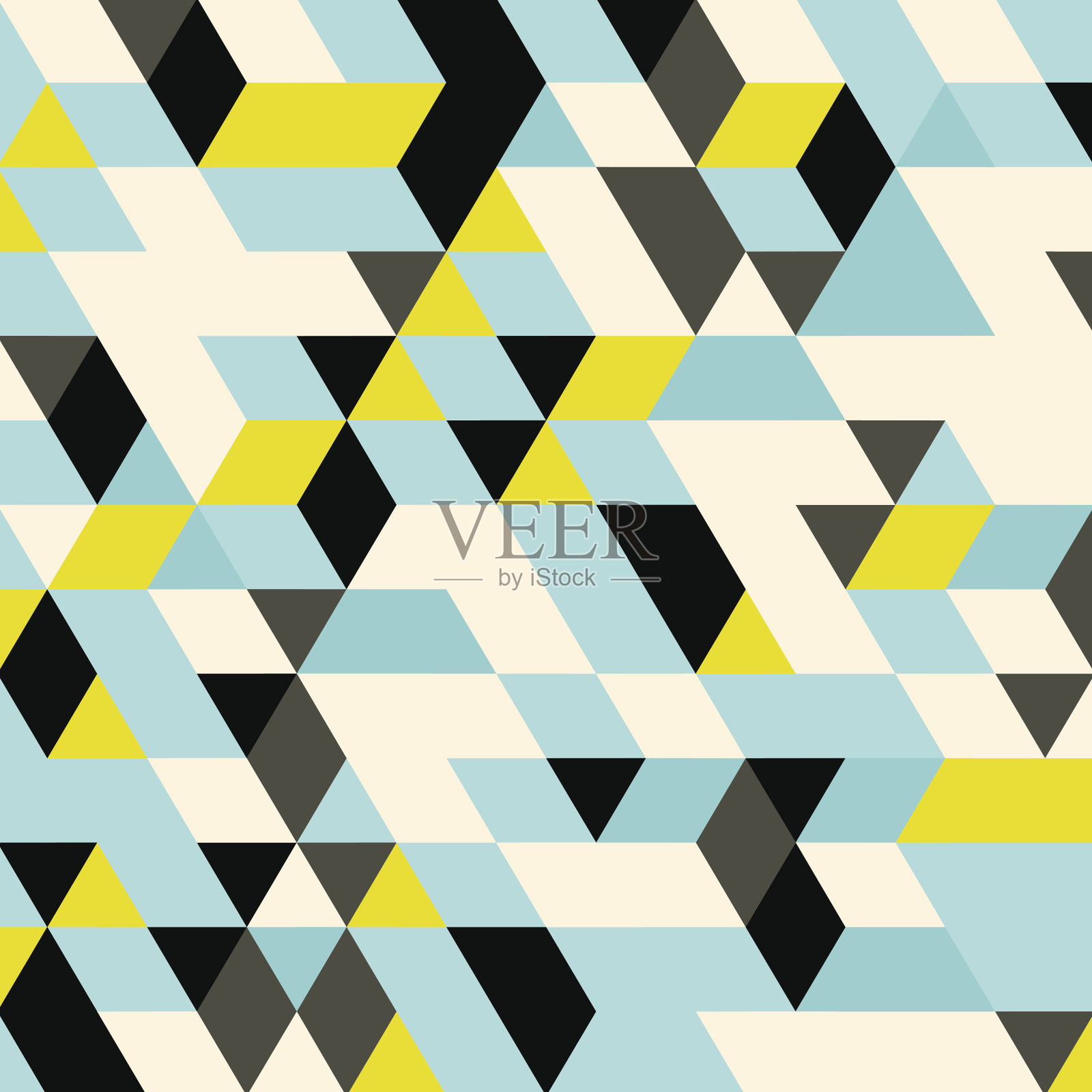 抽象的3 d背景。的多维数据集。矢量插图。插画图片素材