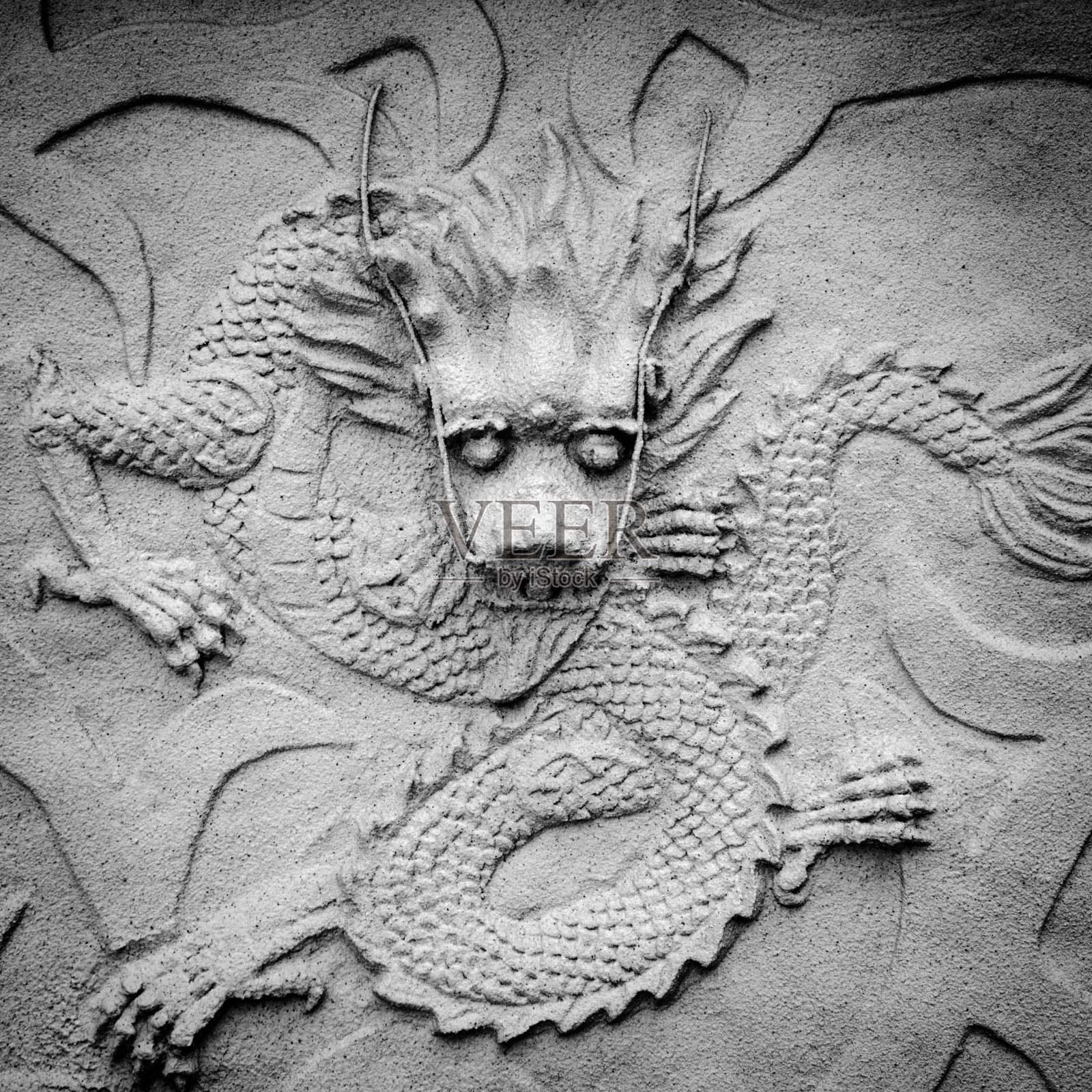 中国石龙像照片摄影图片