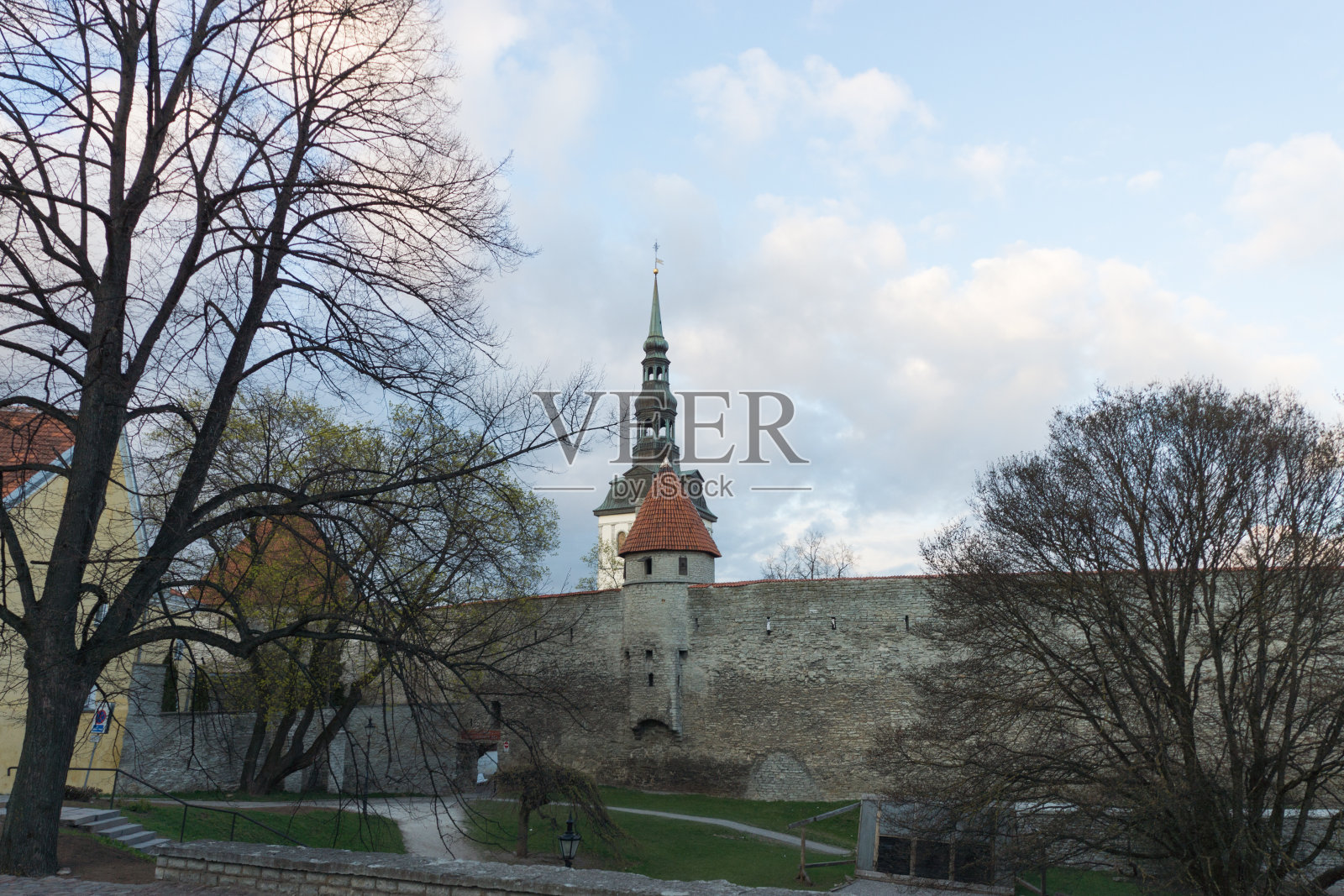 爱沙尼亚塔林老照片摄影图片