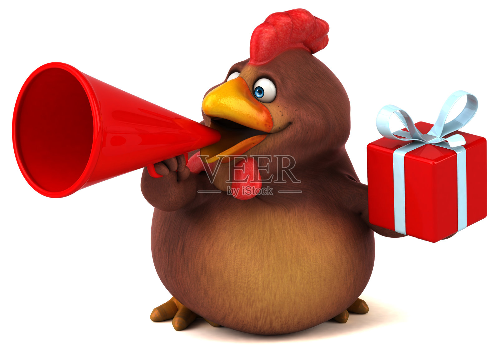 有趣的鸡插画图片素材