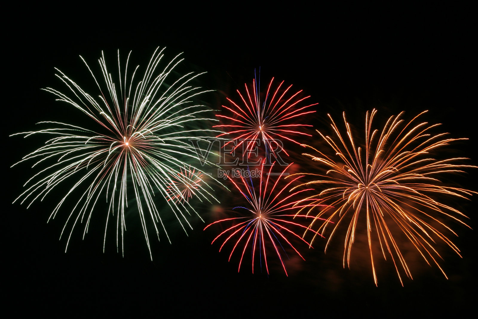 烟花照片摄影图片