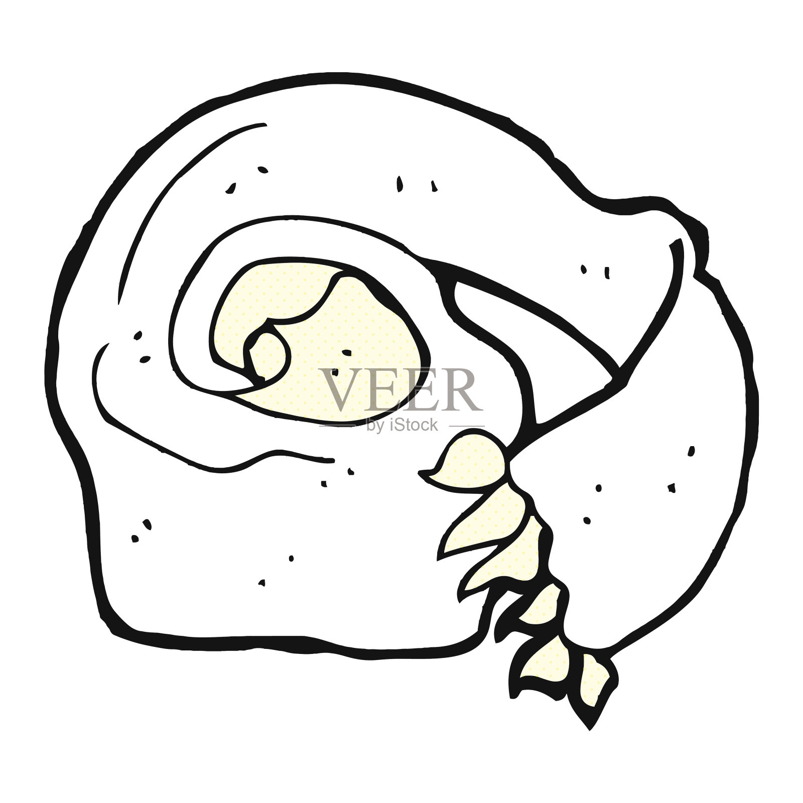 漫画卡通围巾插画图片素材