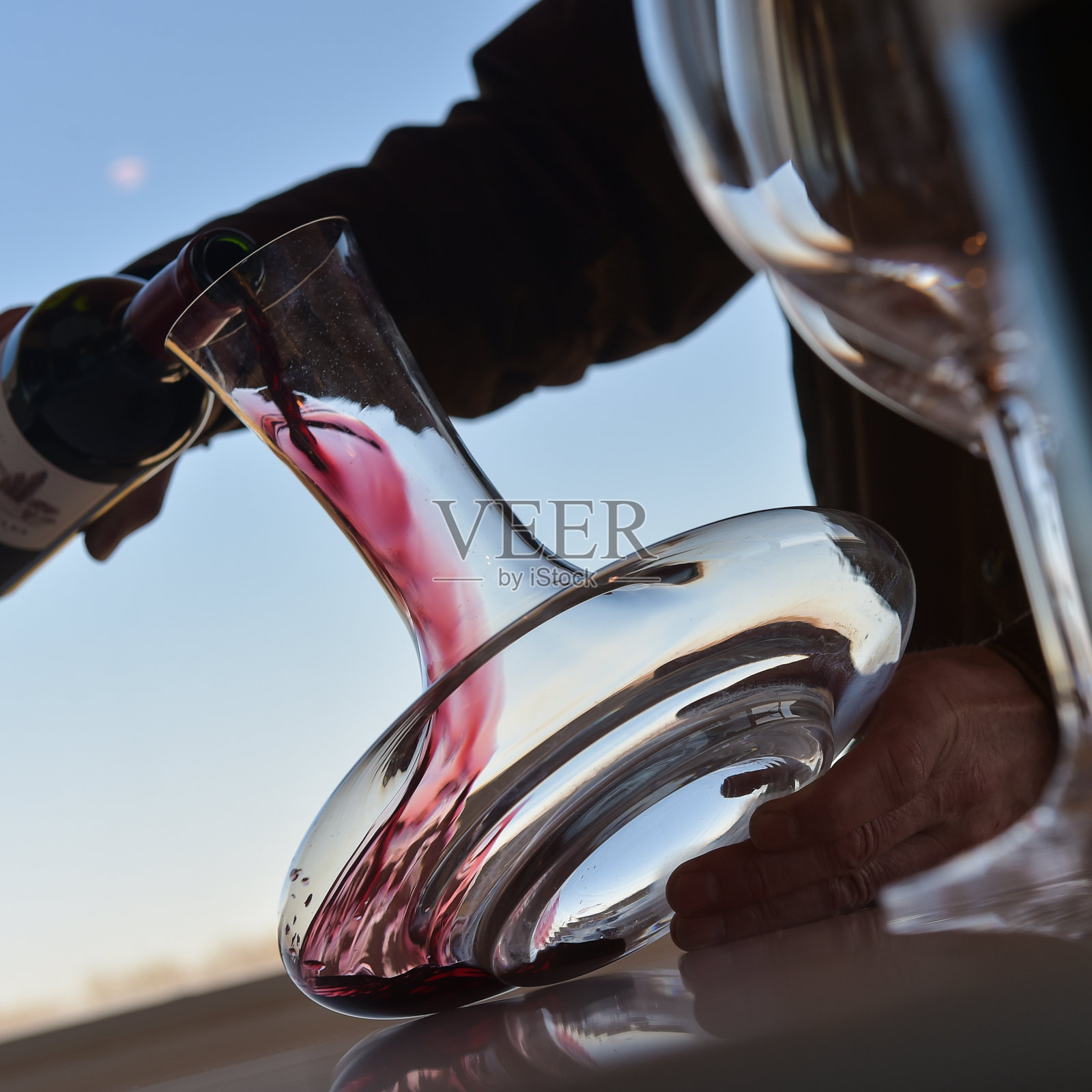 Dinner-Pourring酒照片摄影图片