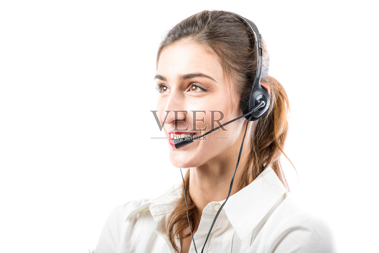 支持话务员耳机照片摄影图片