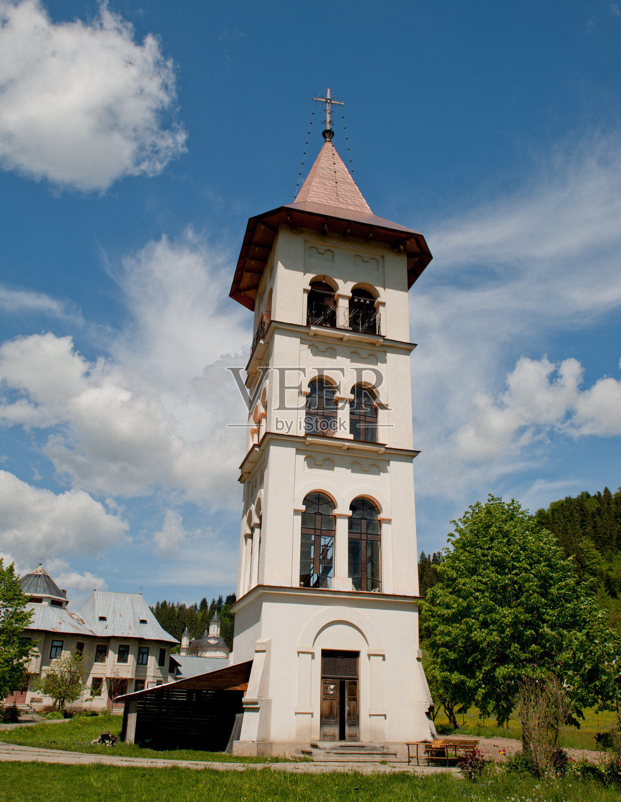 Slatioara修道院照片摄影图片