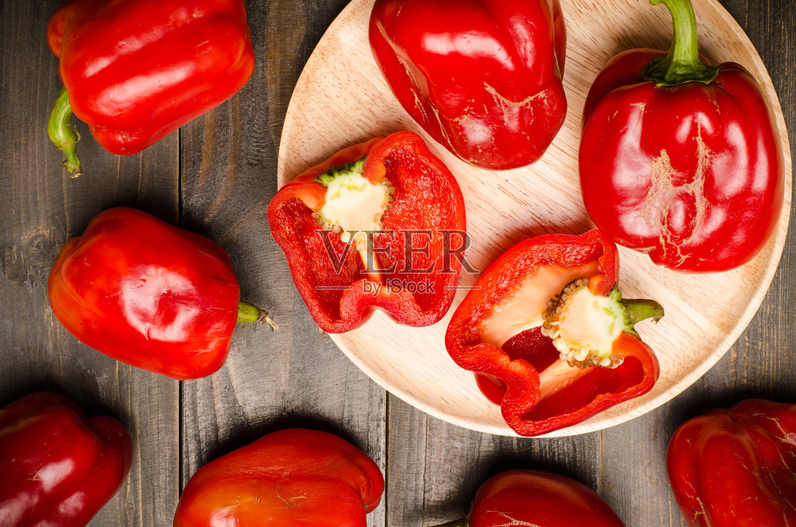 新鲜灯笼椒照片摄影图片