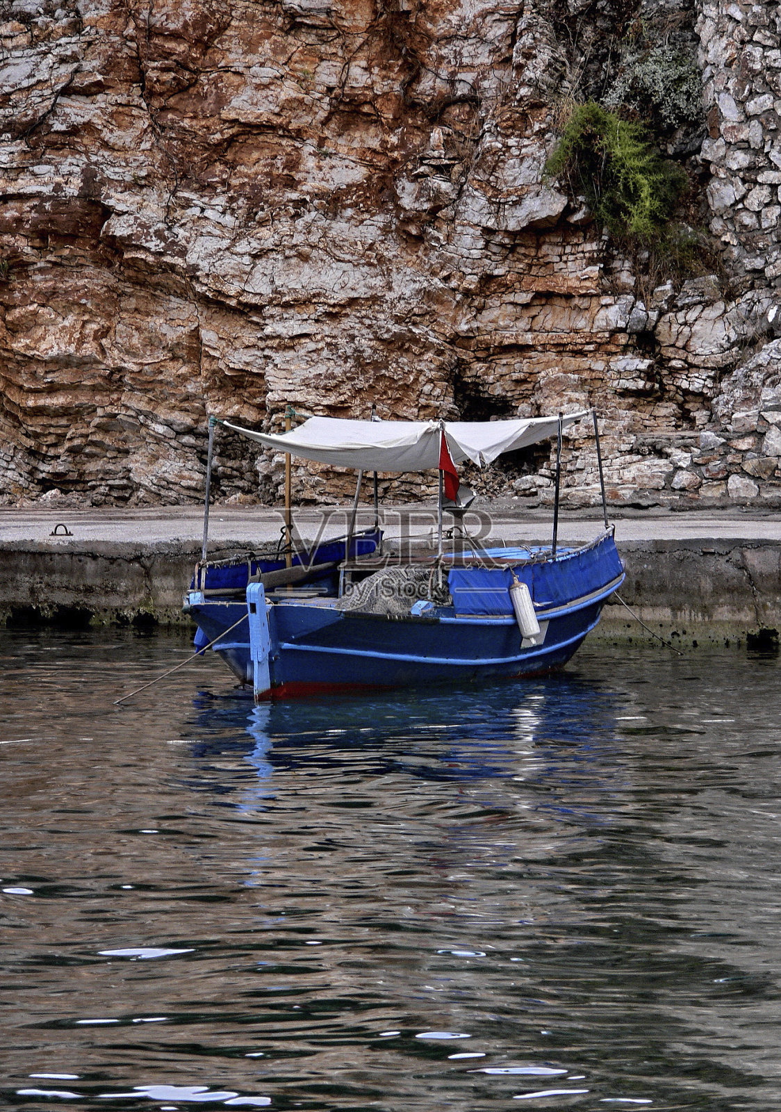 蓝色的船照片摄影图片