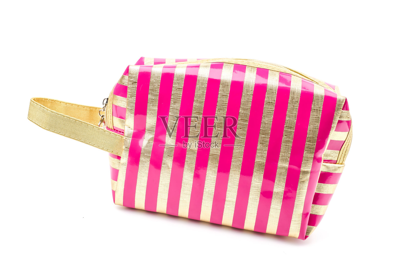 化妆包隔离白色背景照片摄影图片