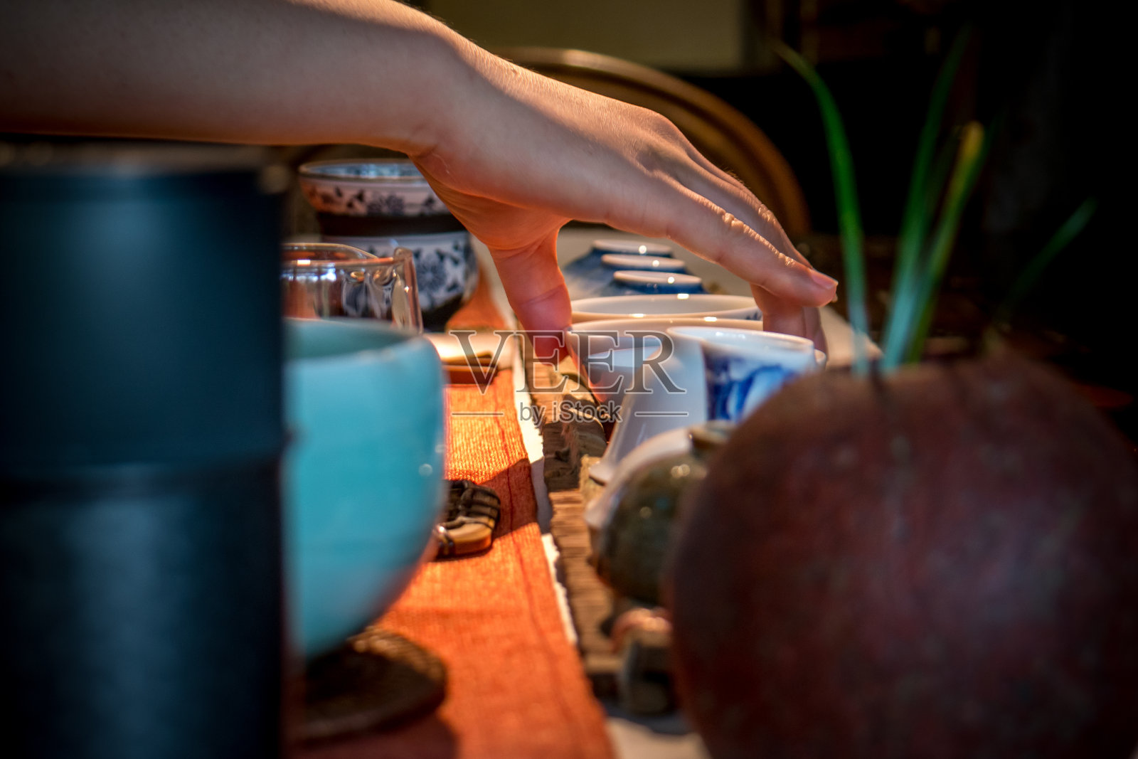 茶使照片摄影图片