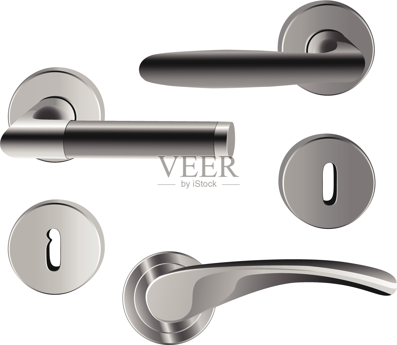 门把手eps8插画图片素材