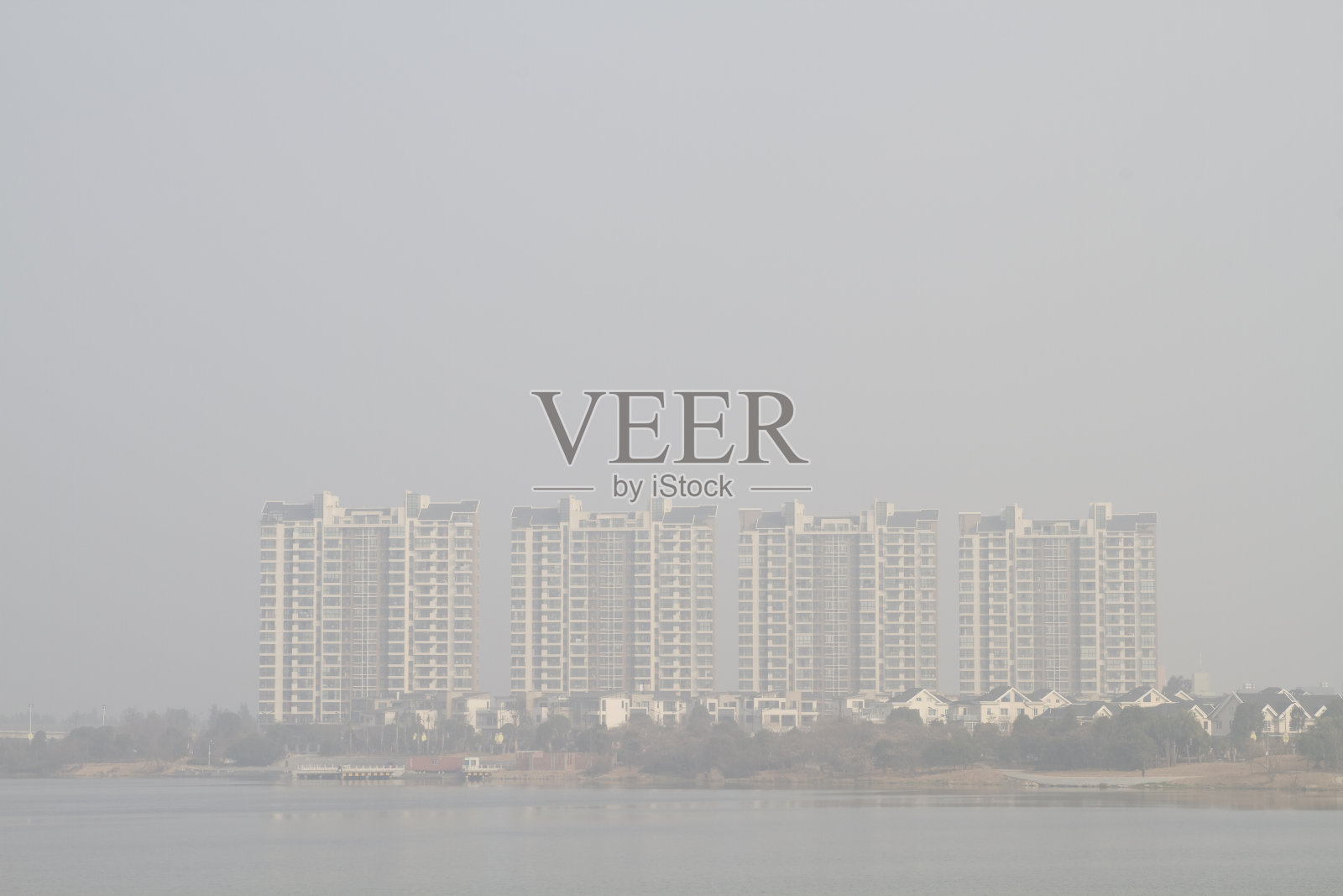 农村的空气污染照片摄影图片