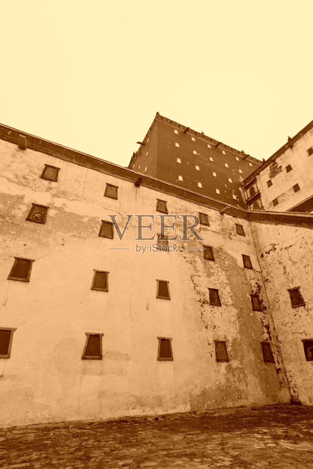 藏式建筑在普陀寺的案例，承德，山照片摄影图片