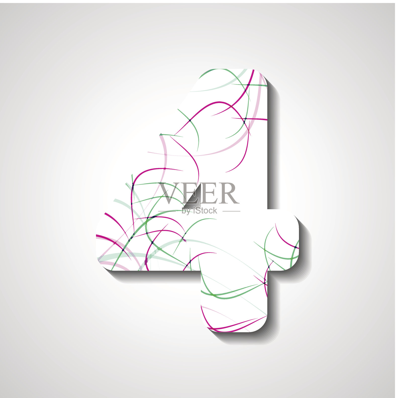 抽象数收集- 4插画图片素材