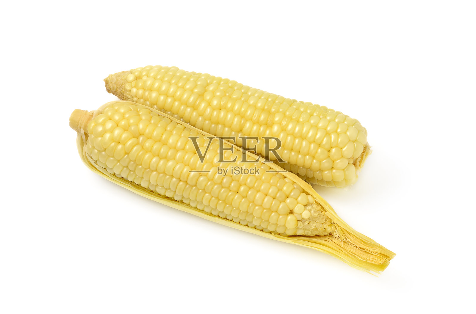 煮玉米孤立照片摄影图片