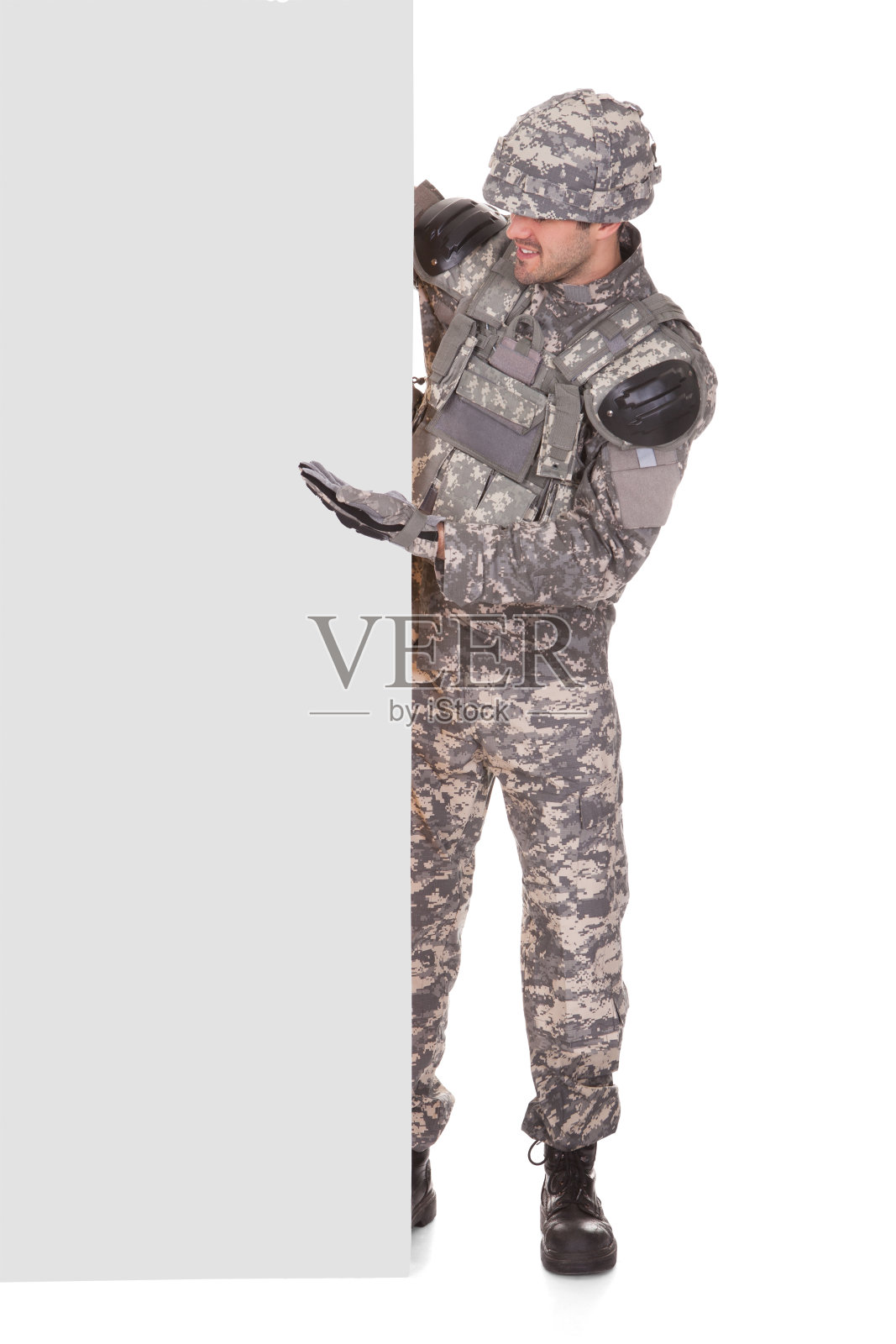 士兵肖像与海报照片摄影图片