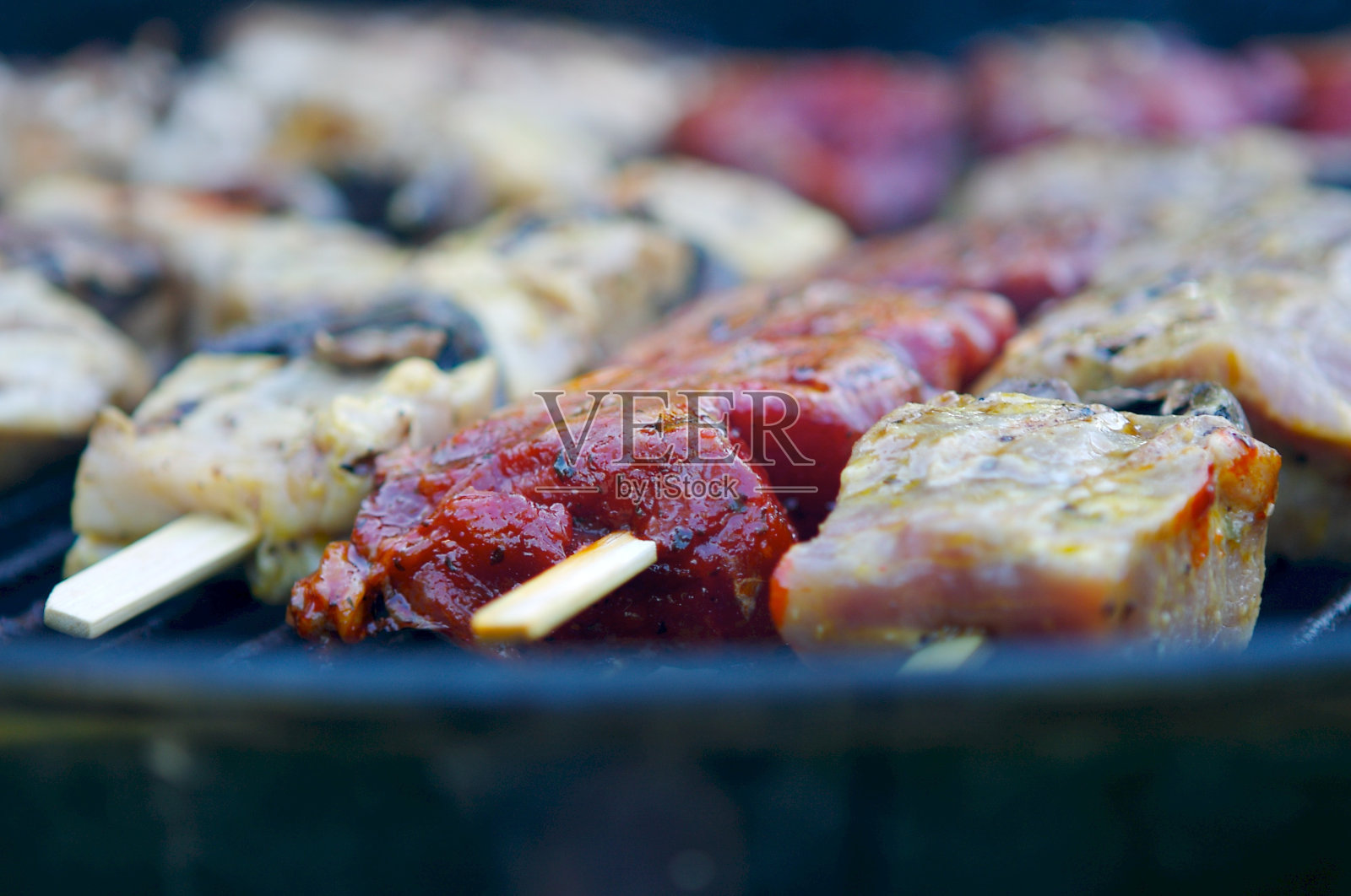 烧烤肉照片摄影图片