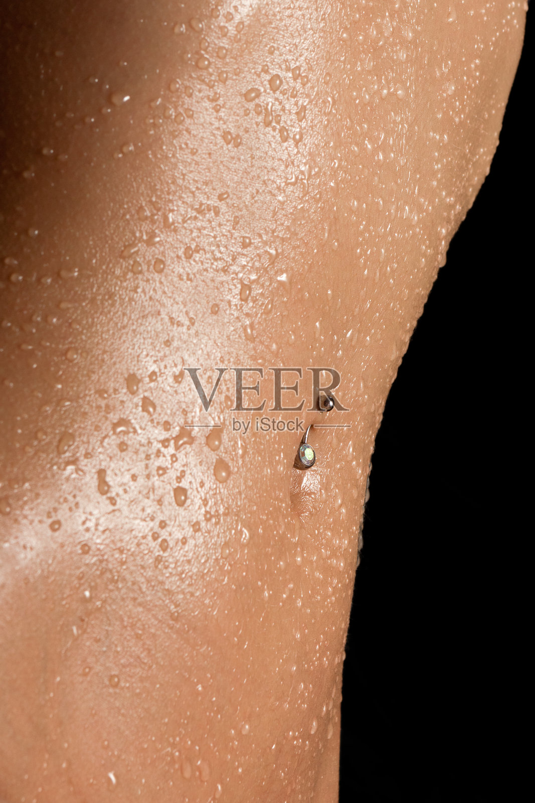 裸晒女性腹部照片摄影图片