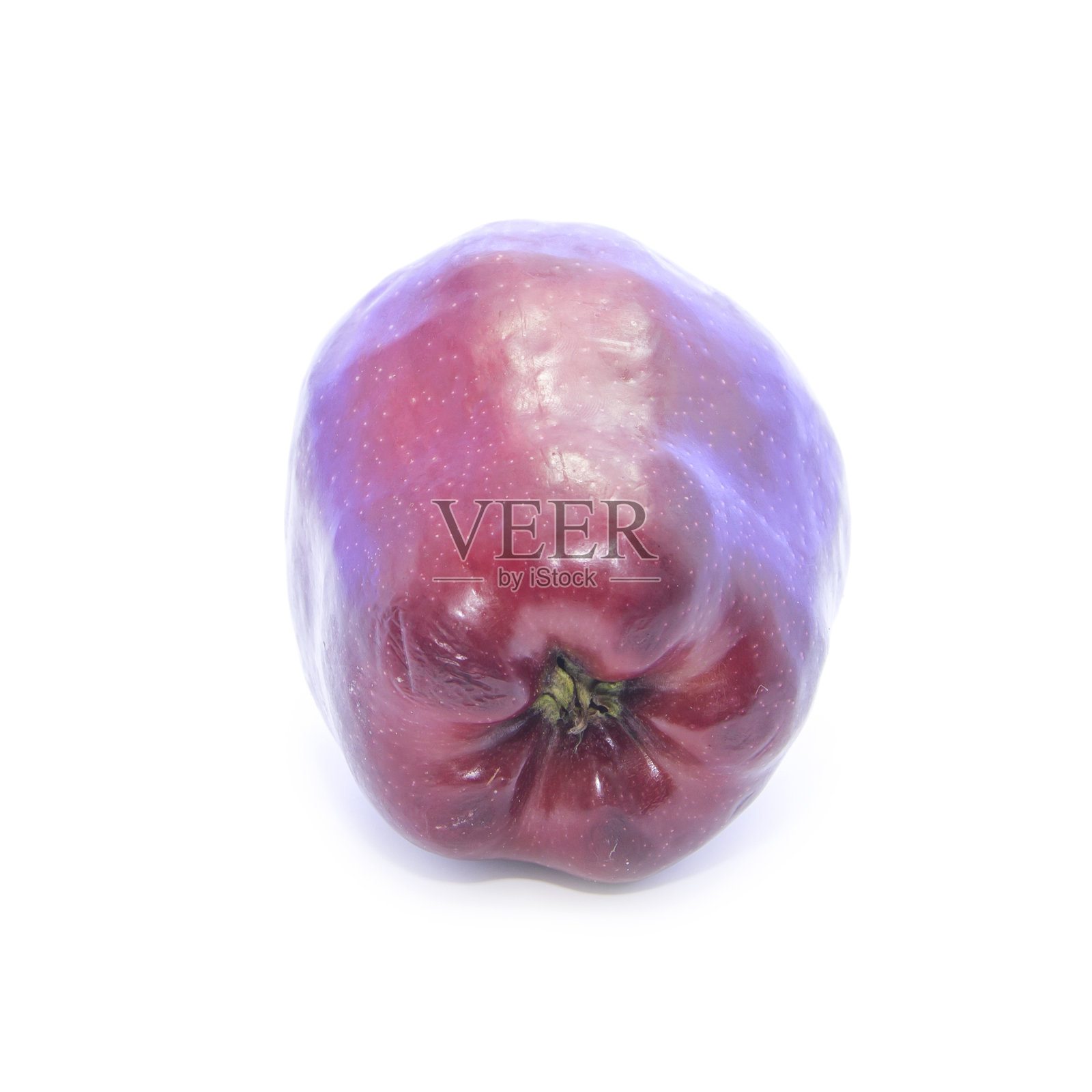 红苹果奇形怪状底部视图照片摄影图片