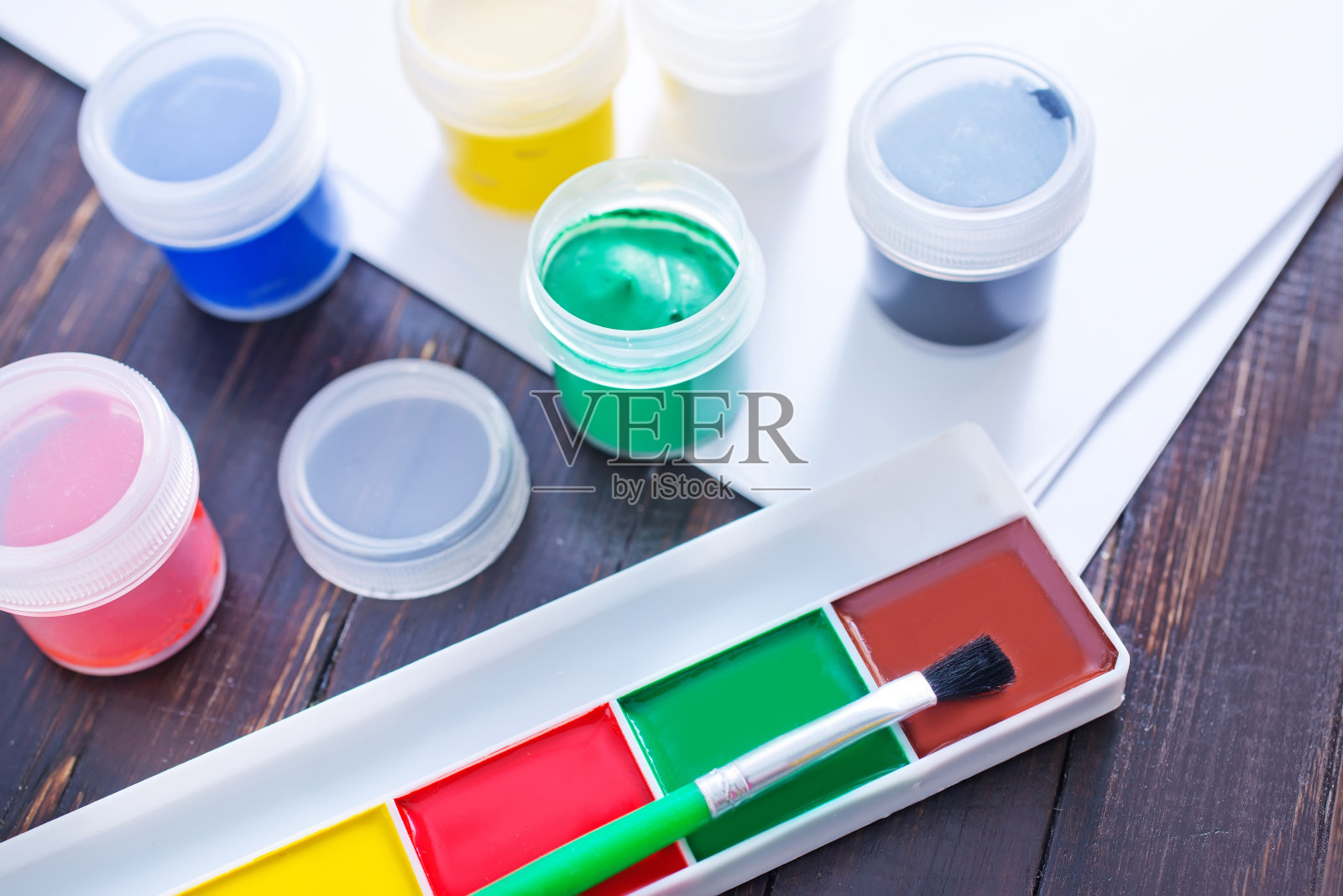 颜色的油漆照片摄影图片