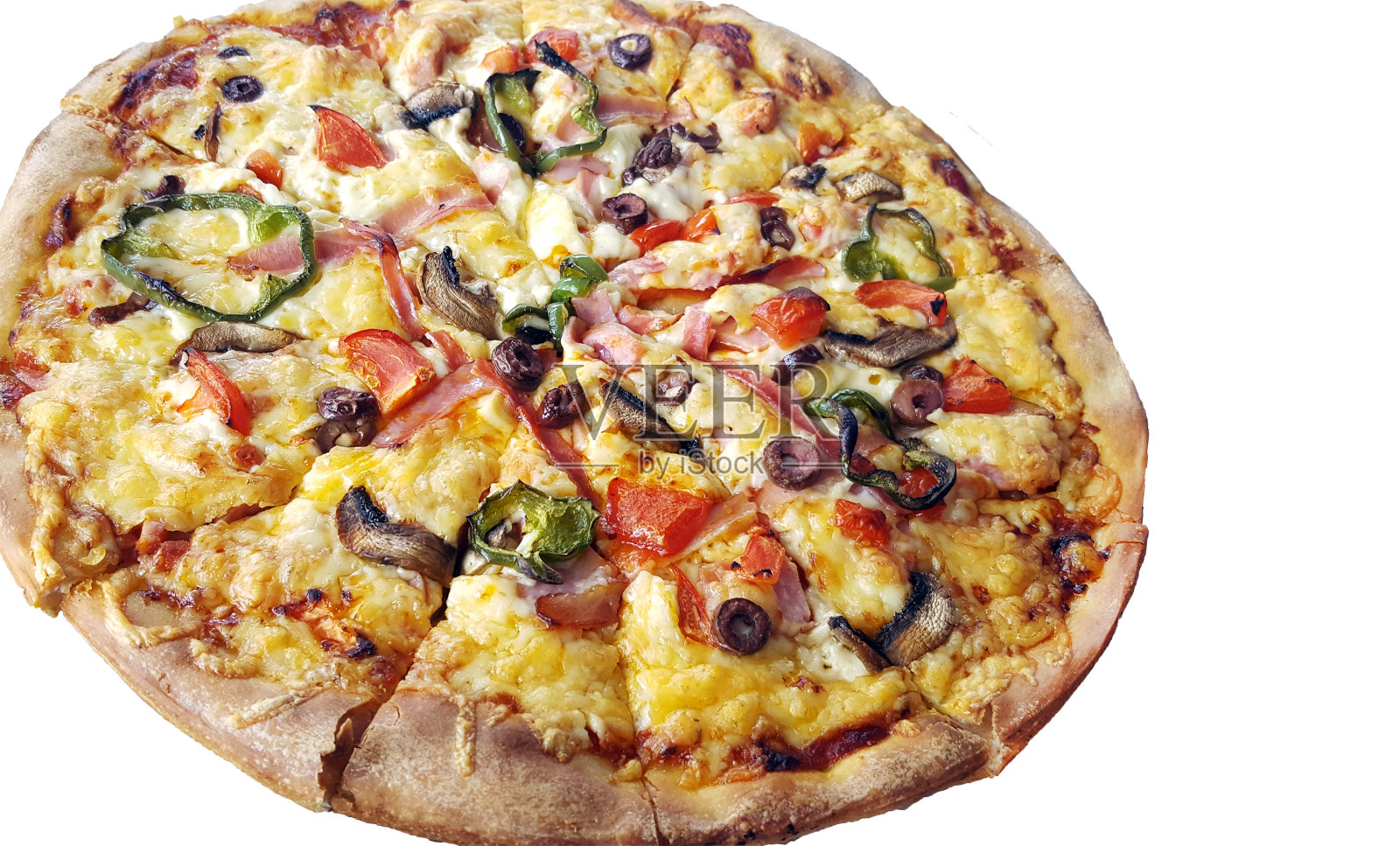 美味的披萨照片摄影图片